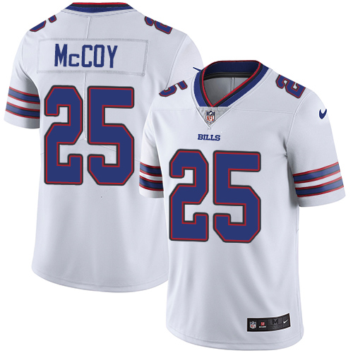 Nike Bills #25 LeSean McCoy White Men's Stitched NFL Vapor Untouchable Limited Jersey - Click Image to Close
